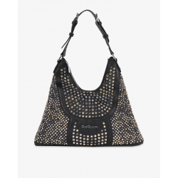 Gio Cellini - Borsa Regina All Stud in ecopelle nera martellata