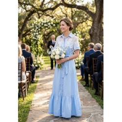 Abito Maxi Chemisier...