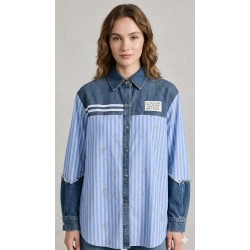 Camicia Ibrida Denim e...
