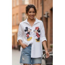 Camicia Oversize Mickey &...